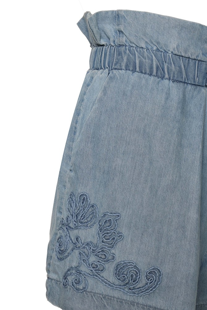 Pantaloni scurți cu broderie