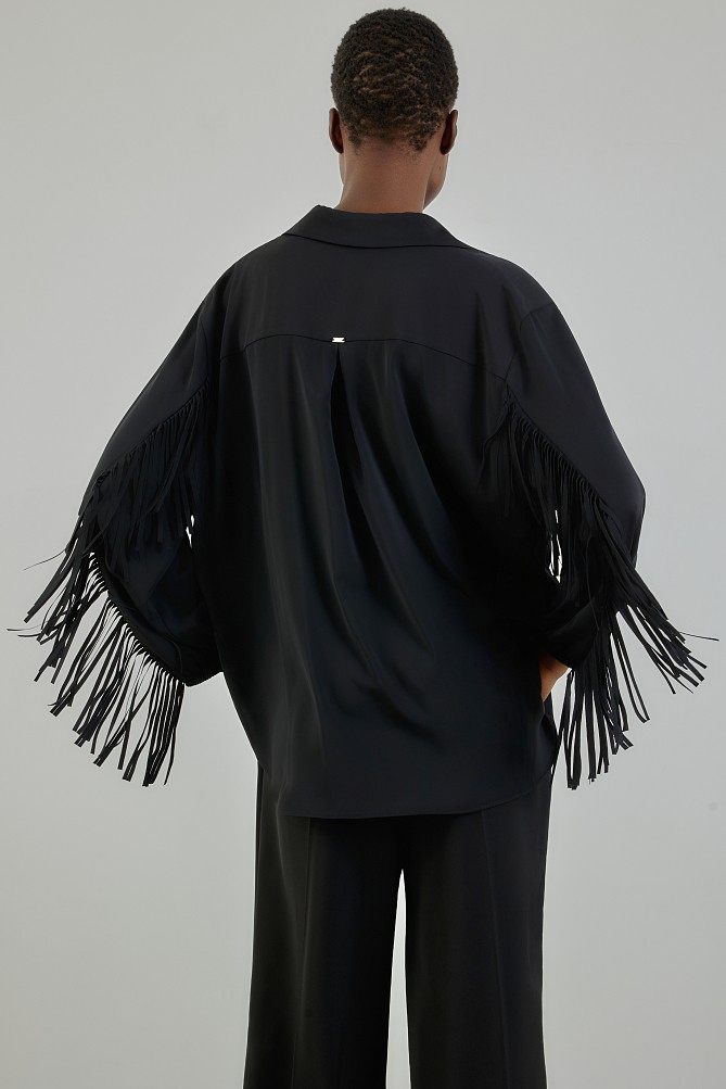 Fringed blouse