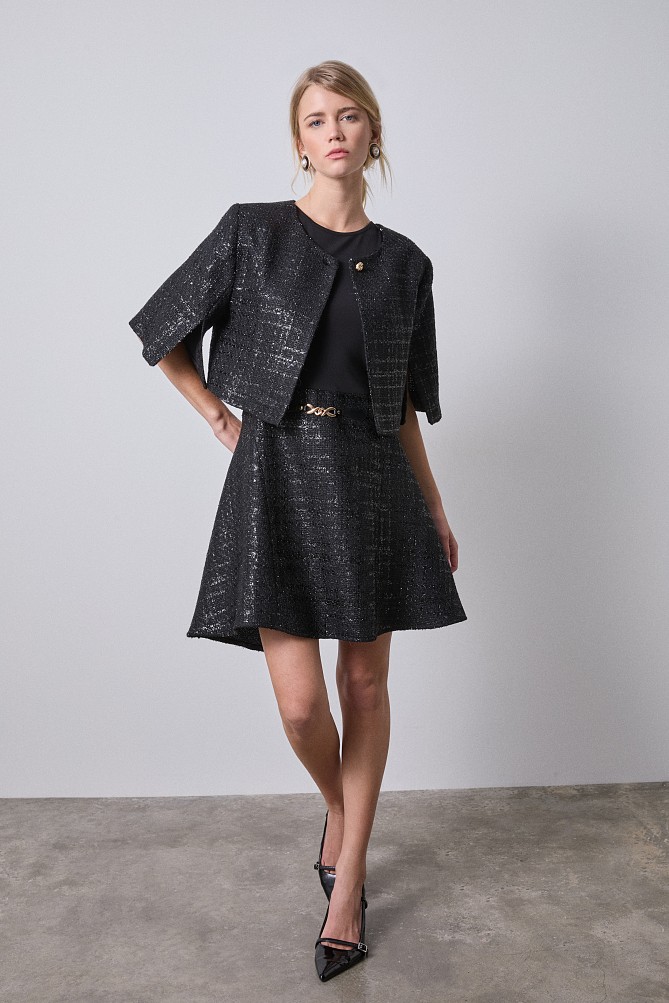 Μίνι φόρεμα tweed