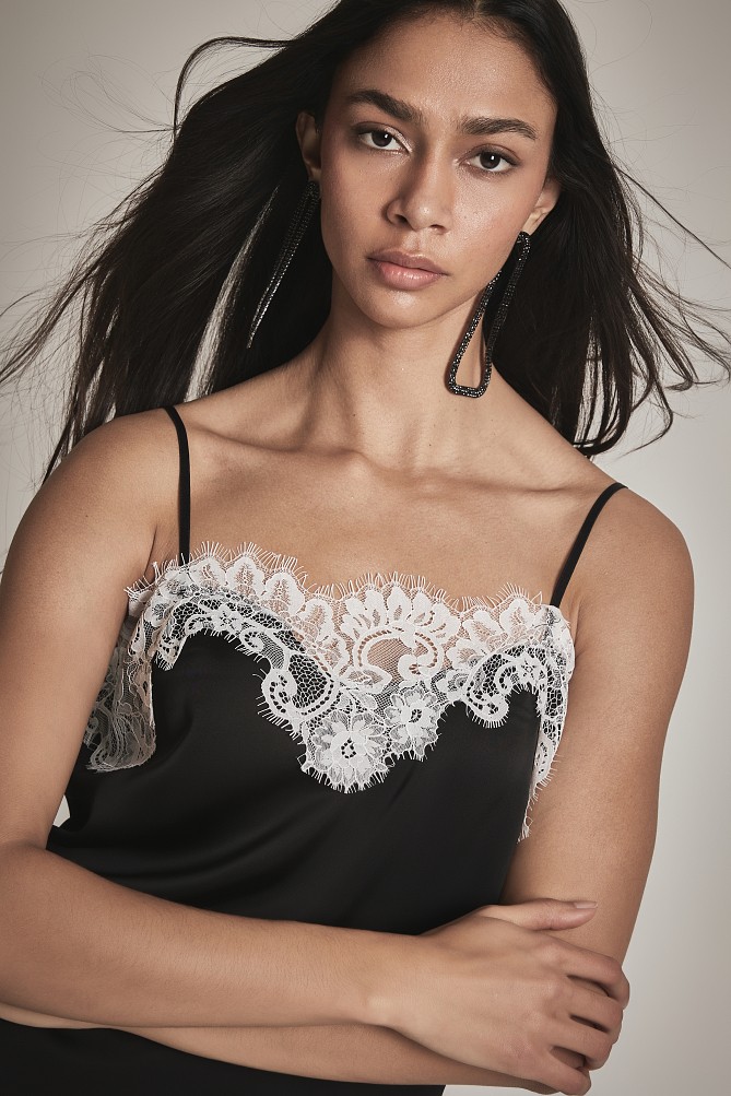 Σατέν lingerie τοπ - Gold label