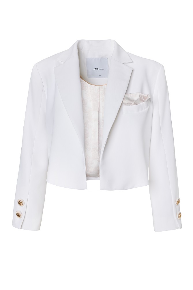 Crop blazer