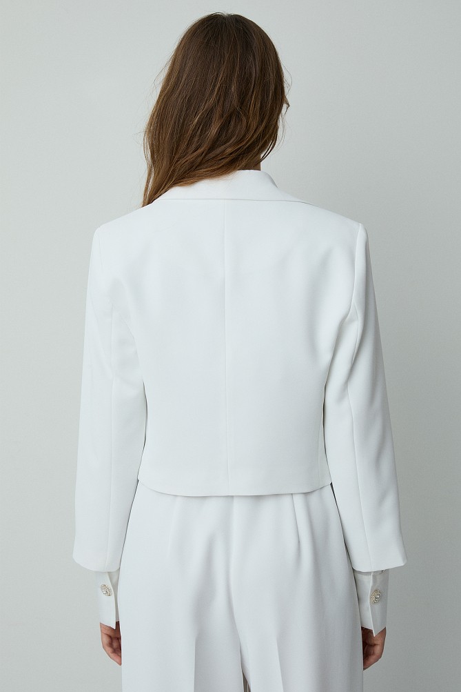 Crop blazer