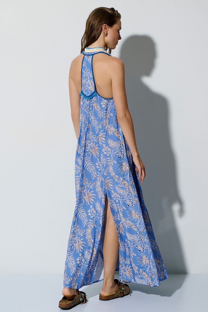 Rochie lungă cu print