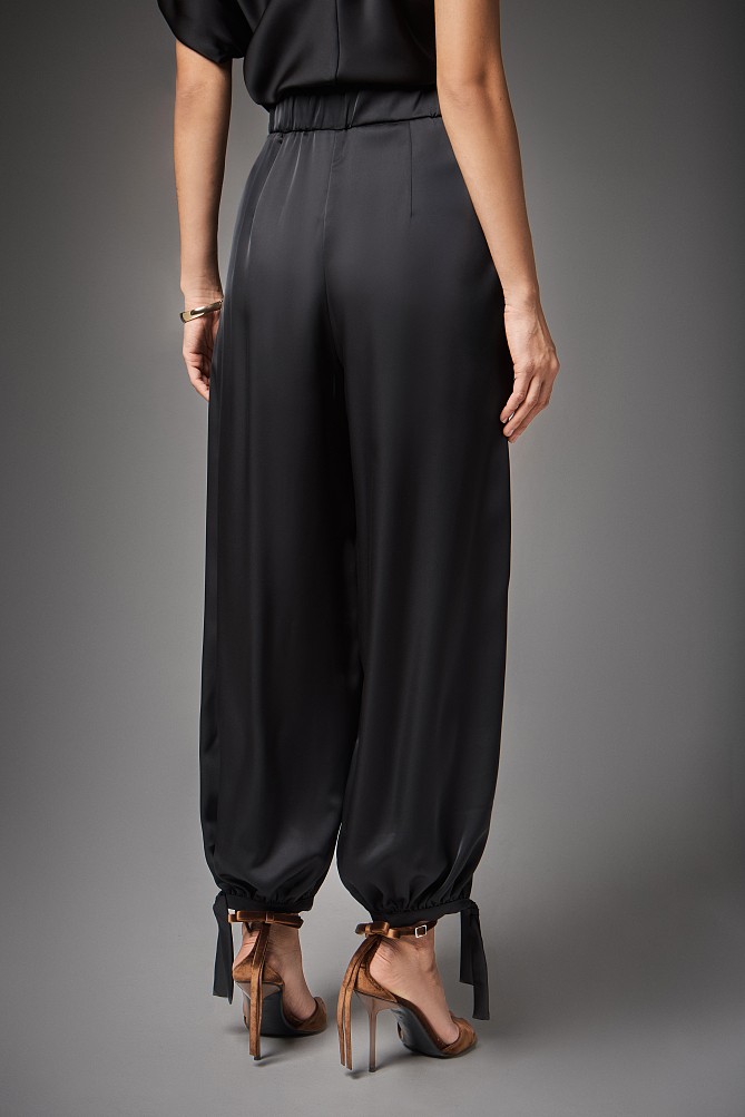 Σατέν παντελόνι χαρέμ - Gold label