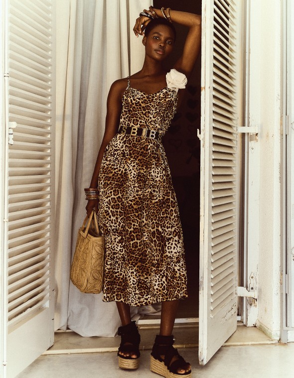 The leopard dress