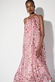 Vestido largo estampado