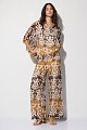 Pantalones estampados de cintura alta