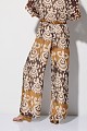 Pantalones estampados de cintura alta