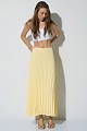 Midi pleated skirt
