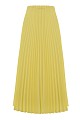 Midi pleated skirt
