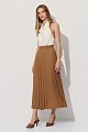 Midi pleated skirt