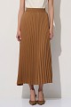 Midi pleated skirt