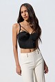 Corsé crop estilo bustier