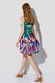 Mini printed chemise dress