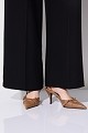 Zapatos de tacón de punta con tiras entrecruzadas