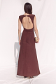 Vestido largo con espalda abierta - Gold Label