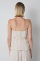 Srapless top with belt
