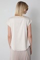Basic satin-look blouse