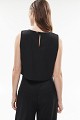 Sleeveless cropped top
