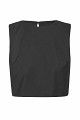 Sleeveless cropped top