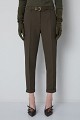Cropped cigarette trousers
