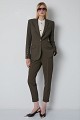 Cropped cigarette trousers