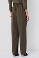 Fabric trousers with a tie drawstring waist