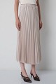 Midi pleated skirt