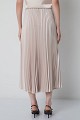Midi pleated skirt