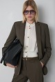Basic crepe blazer