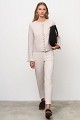 Knitted cardigan with jewel buttons and ruffles