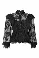 Semi-sheer lace blouse