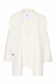 Short coat with matching scarf