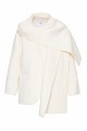 Short coat with matching scarf