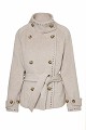 Coat with matching belt and studs
