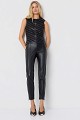 Mixed-fabric leggings