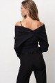 Bluză petrecută cu lurex și dantelă