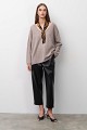 Wool sweater with rhinestones