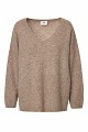 Wool sweater with rhinestones