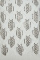 Knitted sweater with textured pattern and rhinestones