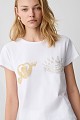 Tricou cu pietricele decorative