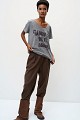 T-shirt με τύπωμα και διακοσμητικές λεπτομέρειες