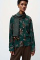 Printed shirt with scarf