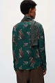 Printed shirt with scarf