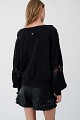 Sweatshirt with lace