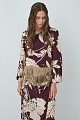 Floral blouse with fringe details