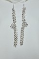 Hooded sweatshirt with rhinestone drawstrings