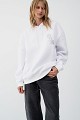 Hanorac oversized cu glugă și print pe spate