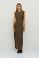Maxi dress with buckle detail