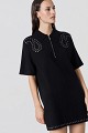 Rochie scurtă din tricot cu pietricele